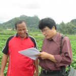 Ketua Koptan Sembodo Supardi bersama Pemimpin Redaksi Media Pertanian online Henry Supardi (Foto:sembada/rori)