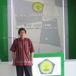 Wartawan Media Pertanian online www.sembadapangan.com Henry Supardi di Kampus STPP Magelang (Foto:sembada/rori)