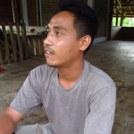 Aip Heriana, Supervisor perusahaan PT Hutan Jati Makmur (HJM) di Desa Citerep, Kec.Panimbang (Foto:sembada/rori)