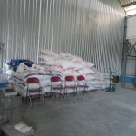Sekitar satu ton beras yang sudah diolah dan siap dijual (Foto:sembada/rori)