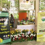 Stand Badan Ketahanan Pangan (BKP) Kementan sebagai lembaga pemengang toritas OKPO pada pameran Halo Organik (Foto:sembada/henry)