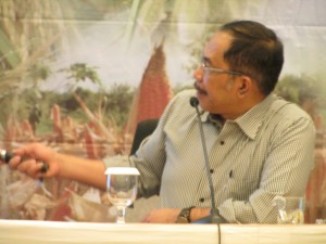 Ir Gatut Sumbogodjati yang juga Direktur Pengolahan dan Pemasarasan Hasil Tanaman Pangan, Kementerian Pertanian (Foto:sembada/rori)