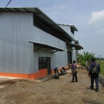 Keberadaan SP3T di Desa Cibarengkok, Kec.Bojong Picung, Kab.Cianjur sudah siap menampung gabah petani pada panen raya 2020 mendatang (Foto:sembada/rori)