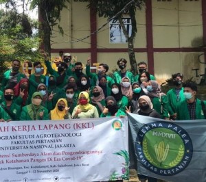 Sebanyak 39 mahasiwa Fakultas Pertanian melaksanakan KKL di Sukabumi  (Foto:sembada/unas)
