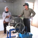 Mesin Pencacah ubikayu bantuan dari Ditjen Tanaman Pangan, Kementerian Pertanian  (Foto:sembada/rori)