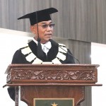 Pidato Rektor Universitas Nasional Dr. El Amry Bermawi Putera, M.A. pada wisuda UNAS Sabtu, 26 Juni 2021 (Foto:sembada/dok-unas)