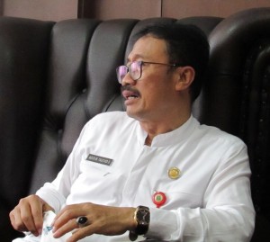 Kepala Dinas Pertanian Prov.Banten Ir Agus M.Tauchid,MSi menyebut ada dukungan penuh bagi Pemkab Pandeglang melakukan apa saja mengupayakan ekspor talas beneng (Foto:sembada/rori)