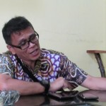 Kepala Dinas Pertanian Kab.Cianjur Insanuddin Lingga,SSos,MSi berkata padi Pandan Wangi harus dilestarikan (Foto:sembada/rori)