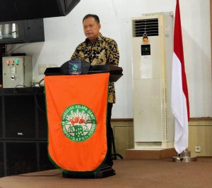 Krua Umum Gabungan Pengusaha Kelapa Sawit Indonesa (GAPKI) Ir Joko Supriyono sebut agar GAPKI mempercepat ekspor produk sawit (Foto:sembada/gapki babel)
