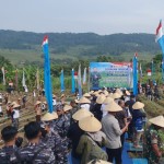Gerakan Tanam Sorgum secara nasional di 77 lokasi itu dipusatkan di Desa Mekarwangi, Kec.Cariu, Kab.Bogor, Prov. Jawa Barat (Foto:sembada/dit.serealia).